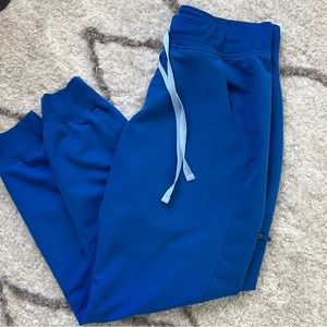 Royal Blue Jogger Scrub Pants